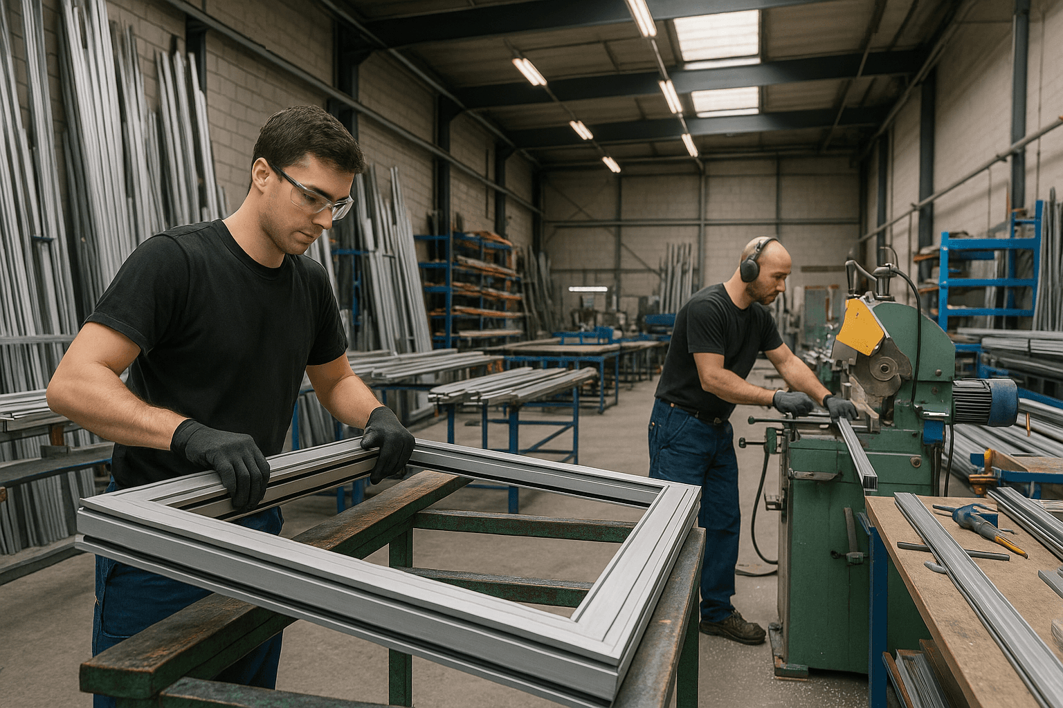 Aluminum fabrication workshop