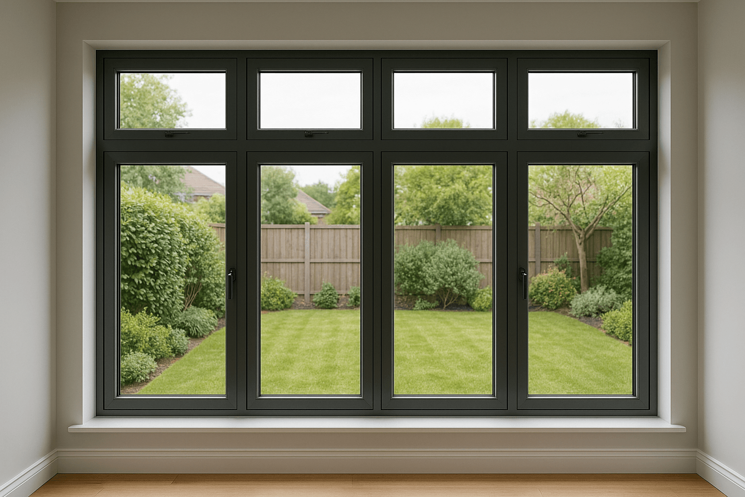 Energy-efficient aluminum doors